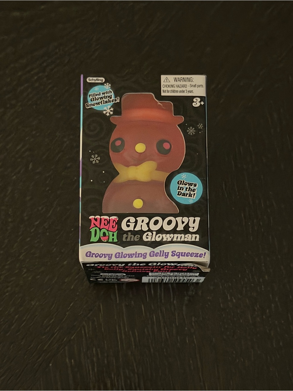 NeeDoh Squishmas Groovy the Glowman Squishy Fidget Stress Toy - Picture 5 of 5